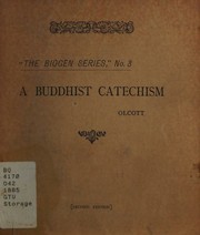 Cover of A Buddhist catechism by Henry Steel Olcott