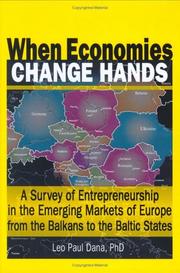 Front cover of When Economies Change Hands by Leo Paul Dana