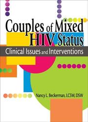 Front cover of Couples of Mixed HIV Status by Nancy L. Beckerman