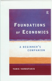 Front cover of Foundations of Economics by Yanis Varoufakis