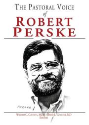 Cover of The pastoral voice of Robert Perske by William C. Gaventa