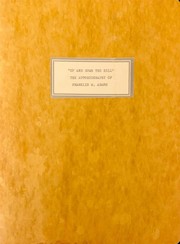 Front cover of Up and Down the Hill by Franklin W. Adams