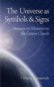 Front cover of The Universe as Symbols & Signs by Bishop Nikolai Velimirovich