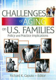 Front cover of Challenges Of Aging On U.S. Families by Richard K. Caputo