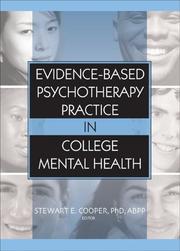 Front cover of Evidence-based psychotherapy practice in college mental health by Stewart E. Cooper
