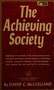 Cover of The Achieving Society by David C. McClelland