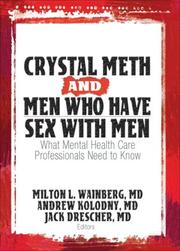 Front cover of Crystal meth and men who have sex with men by Jack Drescher