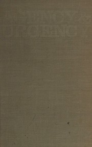 Front cover of Agency and urgency by Thomas E. Wren