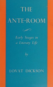 Cover of The ante-room by Lovat Dickson