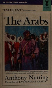 Cover of The Arabs by Anthony Nutting