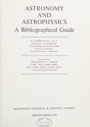 Cover of Astronomy and astrophysics by D. A. Kemp