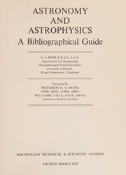 Front cover of Astronomy and astrophysics by D. Alasdair Kemp