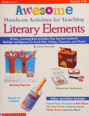 Front cover of Awesome Hands-On Activities for Teaching Literary Elements by Susan Van Zile