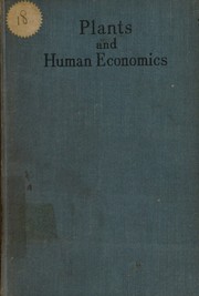 Front cover of Plants and human economics by Ronald Good