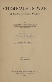 Front cover of Chemicals in war by Augustin Mitchell Prentiss