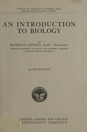 Cover of An introduction to biology by Alfred Charles Kinsey
