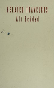 Cover of Belated travelers by Ali Behdad