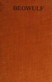 Front cover of Beowulf and the Finnesburg fragment by J. R. Clark Hall