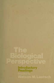 Cover of The biological perspective by Watson M. Laetsch