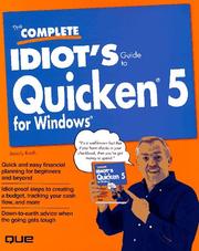 Front cover of The complete idiot's guide to Quicken 5 for Windows by Beverly Roath