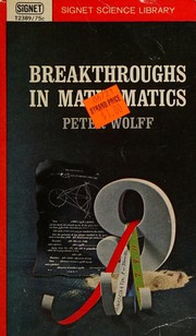 Cover of Breakthroughs in mathematics by Peter Wolff