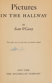 Front cover of Pictures in the hallway by Sean O'Casey