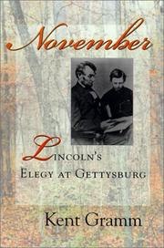 Cover of November by Kent Gramm