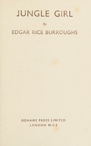Front cover of Jungle girl by Edgar Rice Burroughs