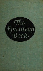 Cover of The epicurean book by Jean Conil