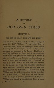 Front cover of A history of our own times ... by Justin McCarthy
