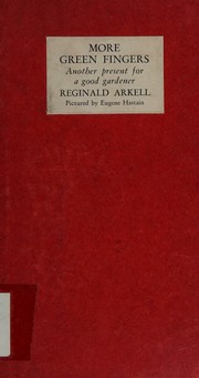 Cover of More Green fingers by Arkell, Reginald