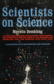 Cover of Scientists on science by Merwin Dembling
