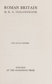 Front cover of Roman Britain by R. G. Collingwood