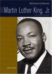 Cover of Martin Luther King, Jr by Robert E. Jakoubek
