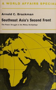 Cover of Southeast Asia's second front by Arnold C. Brackman