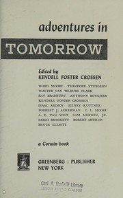 Front cover of Adventures in tomorrow by Kendell Foster Crossen