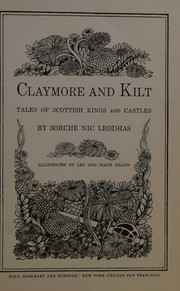 Front cover of Claymore and Kilt by Sorche Nic Leodhas