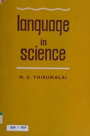 Cover of Language in science by M. S. Thirumalai