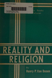 Cover of Reality and religion by Henry P. Van Dusen