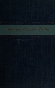 Front cover of Astronomy, maps, and weather by C. C. Wylie