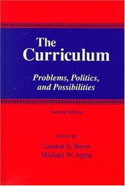 Cover of The curriculum by Landon E. Beyer