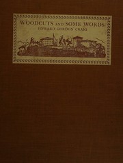 Front cover of Woodcuts, and some words by Edward Gordon Craig