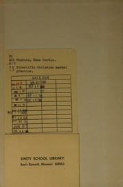 Front cover of Scientific Christian Mental Practice by Emma Curtis Hopkins