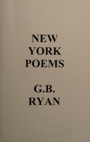 Front cover of New York poems by G. B. Ryan
