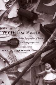 Cover of Writing Paris by Marcy E. Schwartz
