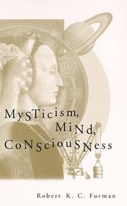 Front cover of Mysticism, mind, consciousness by Robert K. C. Forman