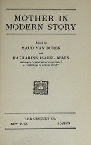 Cover of Mother in modern story by Maud Van Buren
