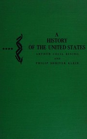Front cover of A History of the United States by James Arthur Frost
