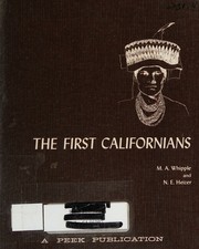 Front cover of The first Californians by Mary Anne Whipple