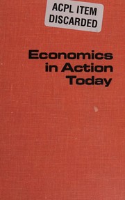 Front cover of Economics in action today by Adrian A. Paradis